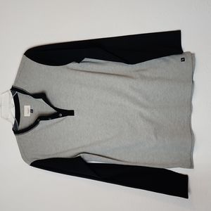 Civil Society Men's Gray Jaybird Long Sleeve Henley Shirt - Size Small